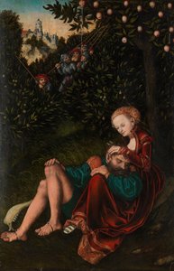 Sansão e Dalila, ca. 1528-30. de Lucas Cranach the Elder