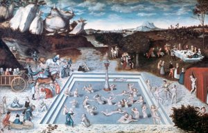 A Fonte da Juventude, 1546 de Lucas Cranach the Elder
