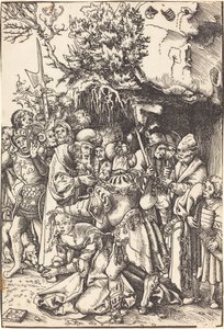 O Martírio de Santa Bárbara de Lucas Cranach the Elder