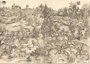 A caça ao veado de Lucas Cranach the Elder