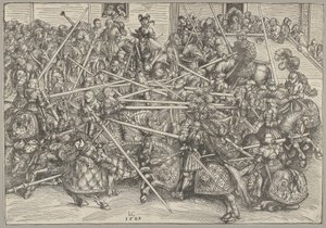 O terceiro torneio, 1509. de Lucas Cranach the Elder