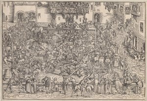 Torneio, 1509 de Lucas Cranach the Elder