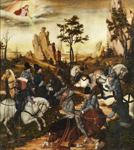 Alemão: Die Bekehrung des Paulus A Conversão de São Paulo de Lucas Cranach the Younger