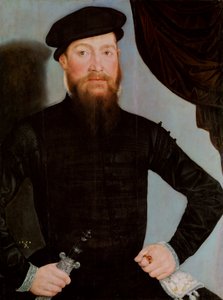 Alemão: Retrato masculino Retrato masculino de Lucas Cranach the Younger