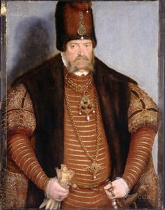 Retrato do Eleitor Joaquim II de Brandeburgo de Lucas Cranach the Younger