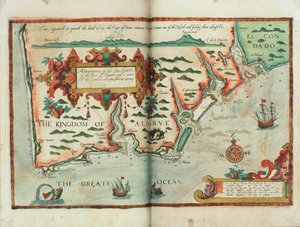 Descripção das costas do mar, da terra do Algarbe, e de uma parte do Condado com a sua borda  abertura, c.1588 (desenho)