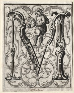 Novo livreto ABC: M, 1627. de Lucas Kilian