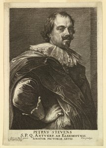 Retrato de Peter Stevens, dos ícones dos príncipes dos homens de Lucas Vorsterman