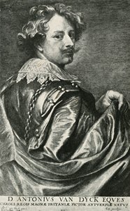 Retrato de Vandyck, 1906. de Lucas Vorsterman