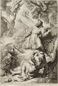 São Francisco recebendo os estigmas de Lucas Vorsterman the Elder