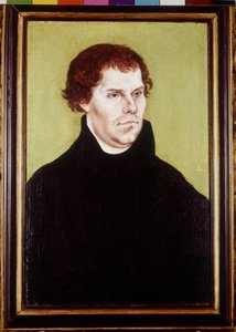 Retrato de Martinho Lutero (1483 - 1546), Pintura de Carnach