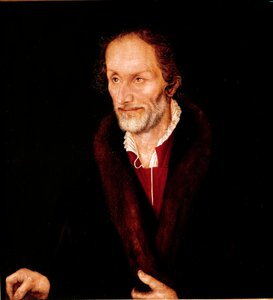 Retrato de Philippe Melanchton (Philipp Schwartzerd) de Lucas the Elder Cranach