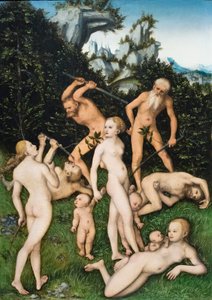 Povos primitivos de Lucas the Elder Cranach
