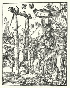 Simão, do martírio dos doze apóstolos de Lucas the Elder Cranach