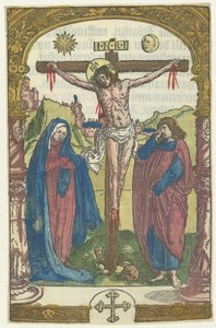 Cristo na cruz de Lucas van Leyden (attributed to)