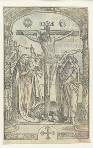 Cristo na cruz de Lucas van Leyden (attributed to)