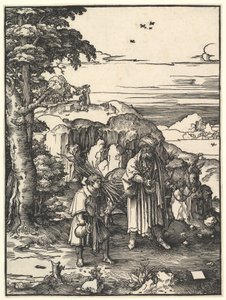 Abraham Going to Sacrifice Isaac, 1517-19. de Lucas van Leyden