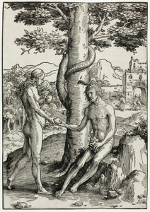 Adão e Eva (A Queda do Homem) de Lucas van Leyden