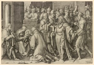 Adoração dos Magos de Lucas van Leyden