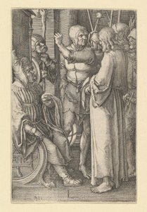 Cristo antes de Annas, 1521. de Lucas van Leyden