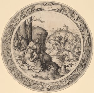 Cristo carregando a cruz de Lucas van Leyden