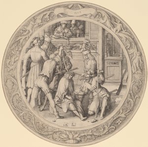 Cristo coroado de espinhos de Lucas van Leyden