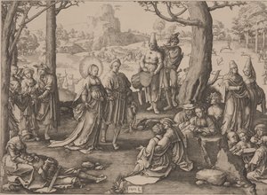 Dança da madalena de Lucas van Leyden