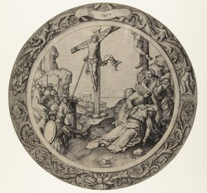 A Crucificação The Round Passion (título da série) de Lucas van Leyden