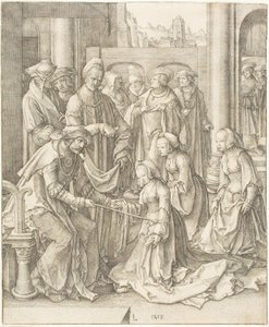 Ester antes de Assuero de Lucas van Leyden