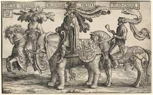 Heitor de Tróia, Alexandre da Macedônia, Júlio César, de Os Nove Heróis de Lucas van Leyden