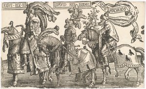 Josué, David, Judas Macabeus de Lucas van Leyden