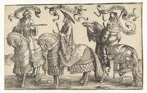 Reis Acaz, Ezequias e Manassés Os Doze Reis de Israel (título da série) de Lucas van Leyden