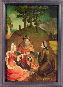 As filhas de Ló fazem seu pai beber vinho, c.1508-15 (óleo em carvalho)