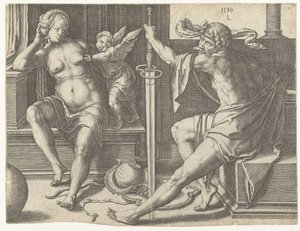 Marte, Vénus e Cupido de Lucas van Leyden