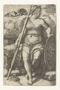 Pallas Athena de Lucas van Leyden