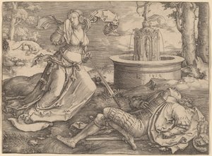 Píramo e Tisbe de Lucas van Leyden
