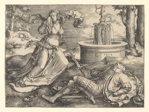 Pyramus e Thisbe, 1514. de Lucas van Leyden