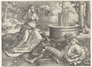 Píramo e Tisbe de Lucas van Leyden