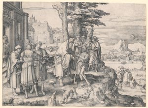 O Retorno do Filho Pródigo de Lucas van Leyden