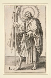 São Tiago o Maior (ou o Ancião) das séries: Cristo e os Apóstolos de Lucas van Leyden