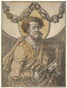 São Pedro, 1515. de Lucas van Leyden