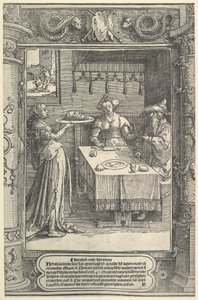 Salomé com a cabeça de João Batista, ca. 1517 de Lucas van Leyden