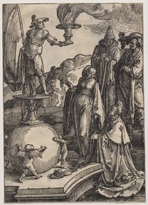 A idolatria de Salomão de Lucas van Leyden