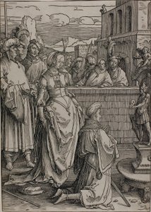 A idolatria de Salomão de Lucas van Leyden
