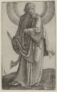 São Bartolomeu, c.1511 (gravura) de Lucas van Leyden
