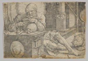 São Jerónimo no seu estúdio de Lucas van Leyden