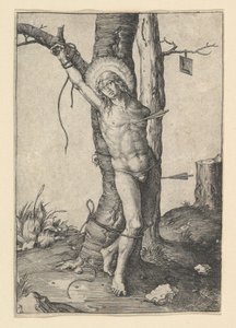 São Sebastião, ca. 1510 de Lucas van Leyden