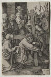 A Paixão: Cristo Carregando a Cruz de Lucas van Leyden