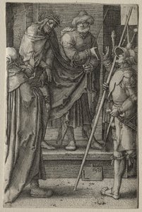 A Paixão: Cristo Apresentado ao Povo de Lucas van Leyden