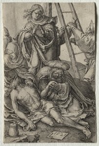 A Paixão: Descida da Cruz de Lucas van Leyden
